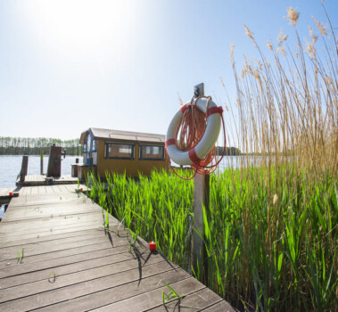 Unser zweiter, kleiner Bootssteg Unser zweiter, kleiner Bootssteg